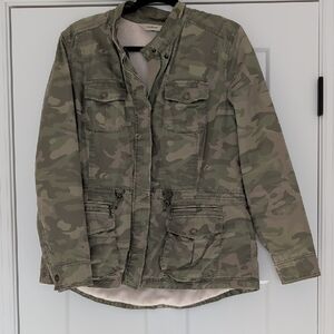 L.L. Bean Camo Military Style Jacket